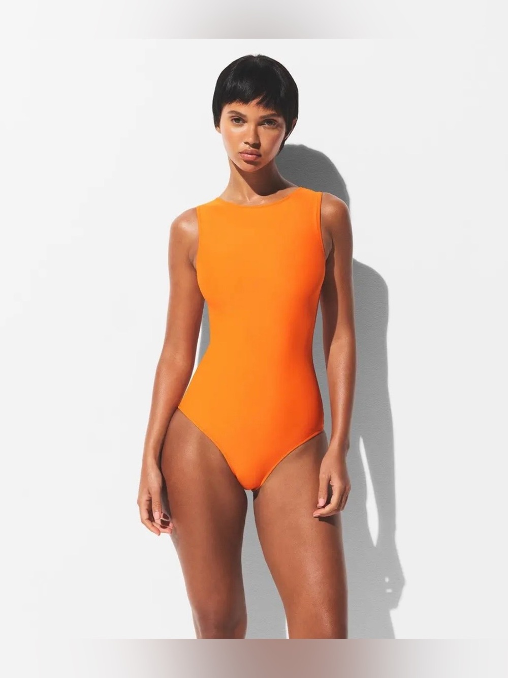 Skims Signature Swim High Neck One Piece - Small NWT